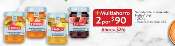 Oferta de Variedad De Mermelada Helas Olet por $26 en Walmart