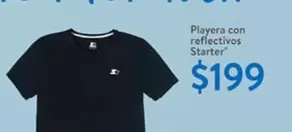 Oferta de Playera Con Reflectivos Starter por $199 en Walmart