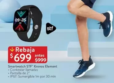 Oferta de STF - Smartwatch Stf Kronos Element por $699 en Walmart