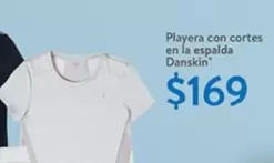 Oferta de Playera Con Cortes En La Espalda por $169 en Walmart