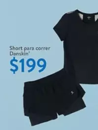 Oferta de Short Para Correr Danskin por $199 en Walmart