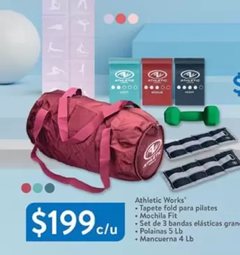 Oferta de Athetic Works por $199 en Walmart