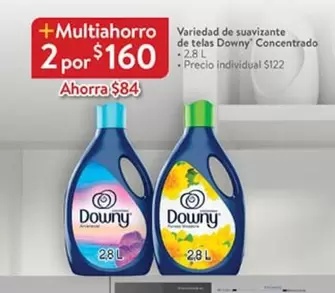 Oferta de Downy - Variedad De Suavizante De Telas Concentrado por $160 en Walmart