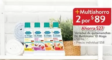 Oferta de Variedad De Quitamanchas por $27 en Walmart