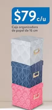 Oferta de Caja Organizadora De Papel por $79 en Walmart