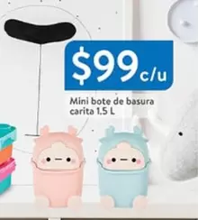 Oferta de Mini Bote De Basura por $99 en Walmart