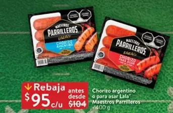 Oferta de Lala - Chorizo Argentino O Para Asar por $95 en Walmart