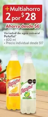 Oferta de Peñafiel - Variedad De Agua Mineral por $28 en Walmart