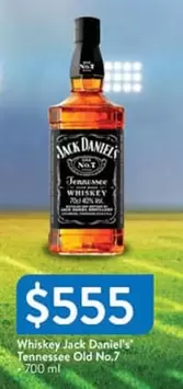 Oferta de Jack Daniel's - Whiskey  Tennessee Old No.7 por $555 en Walmart