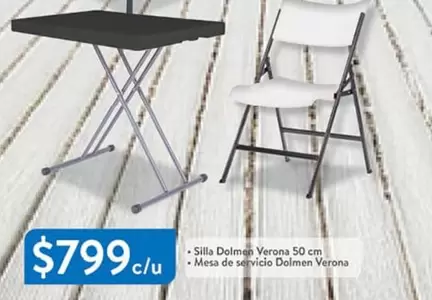 Oferta de Silla Vermentino por $799 en Walmart