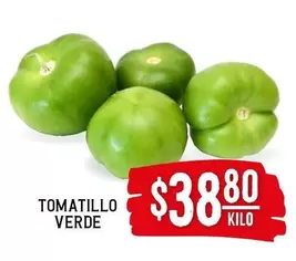 Oferta de Tomatillo Verde por $38.8 en Soriana Híper