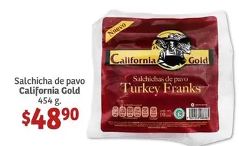 Oferta de California - Salchicha De Pavo por $48.9 en Soriana Híper