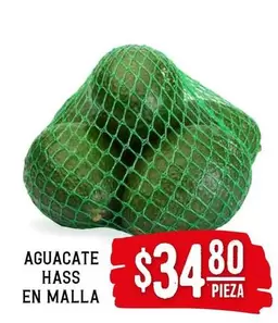 Oferta de Hass - Aguacate  En Malla por $34.8 en Soriana Híper