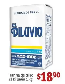 Oferta de Diluvio - Harina De Trigo por $18.9 en Soriana Híper