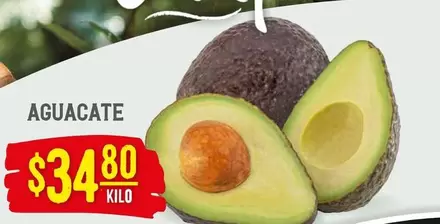 Oferta de Aguacate por $34.8 en Soriana Híper