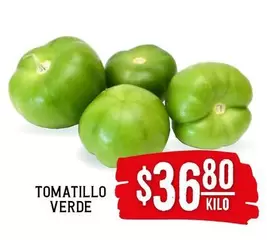 Oferta de Tomatillo Verde por $36.8 en Soriana Híper