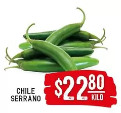 Oferta de Serrano - Chile por $22.8 en Soriana Híper