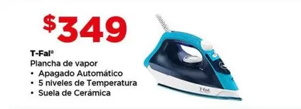 Oferta de T-fal - Plancha De Vapor por $349 en Bodega Aurrera