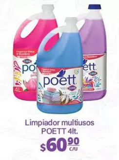 Oferta de Poett - Limpiador Multiusos por $60.9 en La Comer