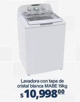 Oferta de Lavadora Con Tapa De  Blanca por $10998 en La Comer