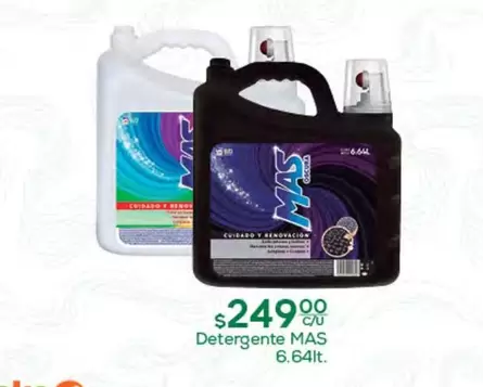 Oferta de MAS - Detergente por $249 en Fresko