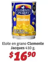 Oferta de Clemente Jacques - Elote En Grano Jacques por $16.9 en Soriana Híper