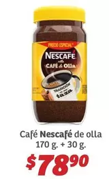 Oferta de Nescafé - Café De Olla por $78.9 en Soriana Híper