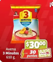 Oferta de Quaker - 3 Minutos por $30 en Soriana Híper