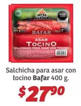 Oferta de Bafar - Salchicha Para Asar Con Tocino por $27.9 en Soriana Híper