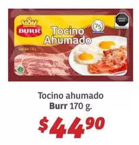 Oferta de Burr - Tocino Ahumado por $44.9 en Soriana Híper