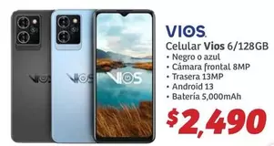 Oferta de Vios - Celular  6/128gb por $2490 en Soriana Híper