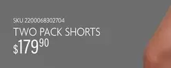 Oferta de Two Pack Shorts por $179.9 en Woolworth