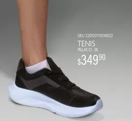 Oferta de Tenis por $349.9 en Woolworth