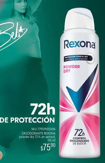 Oferta de Rexona - Desodorante por $75.9 en Woolworth