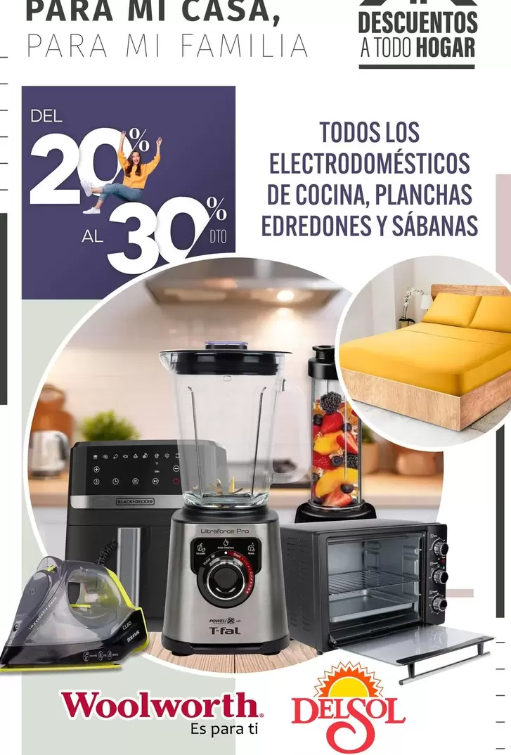 Oferta de Woolworth - Todos Los Electrodomesticos De Cocina, Planchas Edredones Y Sábanas en Woolworth