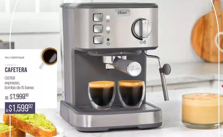 Oferta de Oster - Cafetera por $1999 en Woolworth