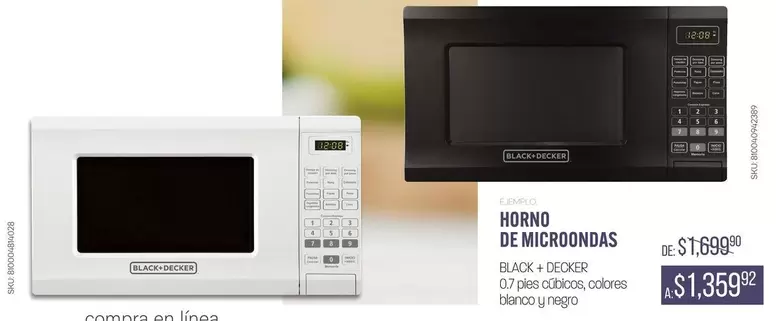 Oferta de 8 - Horno De Microondas por $1699 en Woolworth