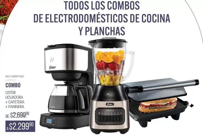 Oferta de Oster - Combo por $2299 en Woolworth