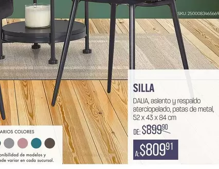 Oferta de 43 - Silla por $809.91 en Woolworth