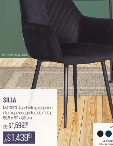 Oferta de Va! - Silla Magnolia por $1439.91 en Woolworth