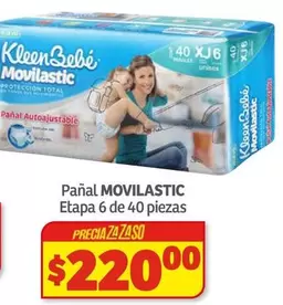 Oferta de Total - Pañal Etapa 6 40 Piezas por $220 en Soriana Híper