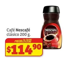 Oferta de Nescafé - Café Clásico por $114.9 en Soriana Súper