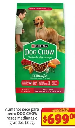 Oferta de Purina - Alimento Seco Para Perro Dog Chow por $699 en Soriana Súper