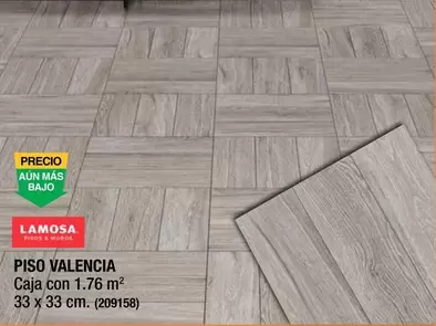 Oferta de Lamosa - Piso Valencia en The Home Depot