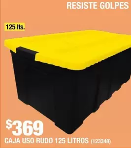 Oferta de Caja Uso Rudo 125 Litros por $369 en The Home Depot