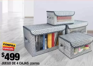 Oferta de Juego De 4 Cajas por $499 en The Home Depot