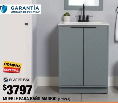 Oferta de Glacier Bay - Mueble Para Baño Madrid por $3797 en The Home Depot