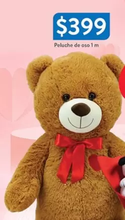 Oferta de Peluche De Oso 1m por $399 en Walmart