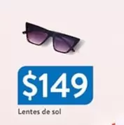 Oferta de Sol - Lentes De por $149 en Walmart