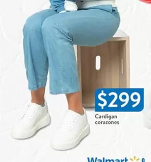 Oferta de Cardigan -  Corazones por $299 en Walmart